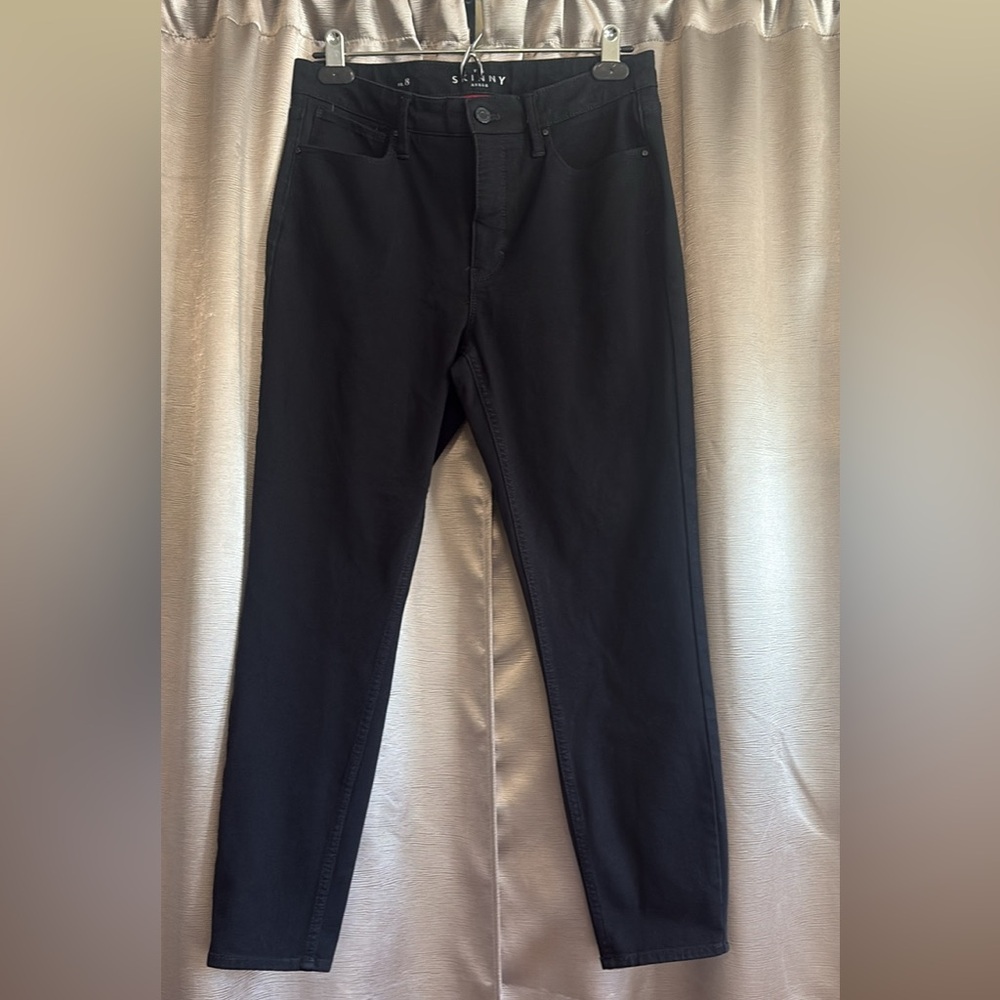 White House Black Market High Rise Black Jeans